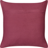 Kissen 2er Set Ohne Muster CADETIA Baumwolle 45 x 45 cm Burgunderrot Bild 5