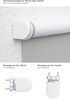 Lysel - Qualitätsspringrollo abdunkelnd (B x H) 118cm x 190cm in grau Bild 3