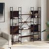 vidaXL Bücherregal Braun Eichen-Optik 155,5x24x166,5 cm Holzwerkstoff 838862 Bild 3