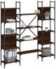 vidaXL Bücherregal Braun Eichen-Optik 155,5x24x166,5 cm Holzwerkstoff 838862 Bild 4