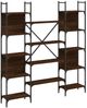 vidaXL Bücherregal Braun Eichen-Optik 155,5x24x166,5 cm Holzwerkstoff 838862 Bild 2
