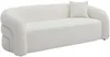 Vente-unique - LAPIOTA Sofa Stoff Weiß - B 91 cm x H 75 cm x L 220 cm Bild 3