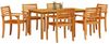 vidaXL Garten Essgruppe 7 pcs Braun Massivholz Akazie 3375666 Bild 3