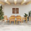 vidaXL Garten Essgruppe 7 pcs Braun Massivholz Akazie 3375666 Bild 4
