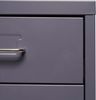 Rollcontainer Boston T851, Schubladenschrank Stahlschrank Büroschrank, 48x28x41cm 4 Schubladen ~ dunkelgrau Bild 5