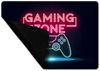 speecheese Fußmatte Gaming Zone Controller Fußmatte in 35x50 cm ohne Rand in Neonschrift Bild 2