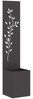 vidaXL Garten Sichtschutz-Leinwand Floral Schwarz 32 x 32 x 150 cm 876406 Bild 2