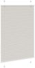 vidaXL Plissee Hellgrau 85x100 cm Stoffbreite 84,4 cm Polyester 4015327 Bild 3