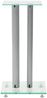 vidaXL Lautsprecherständer Säulen-Design 2 Stk. Hartglas Silbern 50674 Bild 3