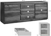Sideboard Sheesham 187x46x77 noble unique lackiert SYDNEY #107 Bild 5