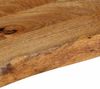 vidaXL Tischplatte mit Baumkante 120x20x3,8 cm Massivholz Mango 370470 Bild 5