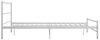 vidaXL Bettgestell Weiß Metall 140×200 cm [284695] Bild 4