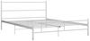 vidaXL Bettgestell Weiß Metall 140×200 cm [284695] Bild 2