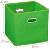 12 x Aufbewahrungsbox Stoff grün Bild 4