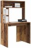 vidaXL Schreibtisch mit Regal Altholz 91 x 50 x 149 cm Holzwerkstoff 869264 Bild 3