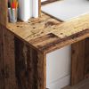 vidaXL Schreibtisch mit Regal Altholz 91 x 50 x 149 cm Holzwerkstoff 869264 Bild 4