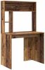 vidaXL Schreibtisch mit Regal Altholz 91 x 50 x 149 cm Holzwerkstoff 869264 Bild 2