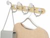 Umbra Garderobenleiste Melody mit 9 Haken, Wandgarderobe, Aluminum, Holz, Natur, Nickel, 43 cm, 1019559-392 Bild 2