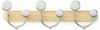 Umbra Garderobenleiste Melody mit 9 Haken, Wandgarderobe, Aluminum, Holz, Natur, Nickel, 43 cm, 1019559-392 Bild 3