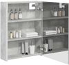 vidaXL Badezimmerspiegelschrank Beton Grau 53,5 x 15,5 x 70 cm 889234 Bild 3