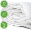 livessa Bettdecke + Kopfkissen Ideal für Ganzjahreszeiten mit 300 g/m² Füllung, Füllung: Hohlfaser, Bezug: Mikrofaser, Bettwaren SET weich und atmungsaktiv Bild 4