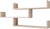 Mirjan24 'Trio' Wandregal, Laminatplatte sonoma eiche, 55 x 18 x 119 cm Bild 4