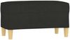 vidaXL Sitzbank Schwarz 70x35x41 cm Stoff 349371 Bild 2