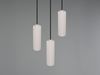 Moderne LED Cluster Pendelleuchte 3-flammig Hellgrau Ø 28cm Bild 5