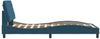 vidaXL Bettgestell ohne Matratze Blau 100x200 cm Samt 3207909 Bild 5
