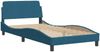 vidaXL Bettgestell ohne Matratze Blau 100x200 cm Samt 3207909 Bild 3