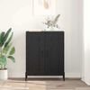 vidaXL Sideboard Schwarz Eichen-Optik 69,5 x 34 x 90 cm 881605 Bild 4