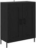 vidaXL Sideboard Schwarz Eichen-Optik 69,5 x 34 x 90 cm 881605 Bild 2