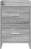 vidaXL Nachttische 2 pcs Grau Sonoma 40 x 30 x 60 cm Holzwerkstoff 8010974 Bild 4