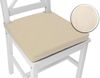 sunnypillow Stuhlkissen 4er Set Kissen Maße: 42 (vorne), 35 (hinten) x 40 x 5 cm Bild 3