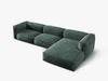 Micadoni Ecksofa Martina 3-Sitzer Rechts Samt Petrol Bild 3