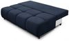 Sofa 3-Sitzer mit Schlaffunktion XENIO in Stoff Soft Dunkelblau Bild 4