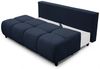 Sofa 3-Sitzer mit Schlaffunktion XENIO in Stoff Soft Dunkelblau Bild 3
