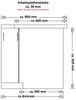 Küchen Eckunterschrank 90x90 cm Küche ARIA Weiss ultra matt + Schwarz matt, hochwertige Fronten mit Anti Fingerprint Beschichtung Küchenzeile Küchenblock Bild 4