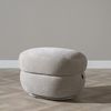 Bronx71 Hocker Mia Chenille taupe oval Bild 4