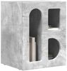 vidaXL Nachttisch Beton Grau 40 x 35 x 50 cm Holzwerkstoff 891250 Bild 3