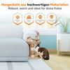LINUMA® Kratzbaum Katzenkratzbaum aus Polyester beige, kompakt 76 x 40 x 40 cm Bild 4
