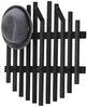 Garderobenpaneel >BANTRY< in schwarz - 58x60x11x60 (BxHxTxD) Bild 3