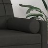 vidaXL Zierkissen 2 Stk. Schwarz Ø15x50 cm Stoff 349505 Bild 5