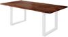 Esstisch Baumkante massiv Akazie nussbaum 180 x 90 weiß NICK 163999735 Bild 2