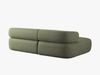 Micadoni 5-Sitzer Ecksofa Jenny Links Chenille Perfect Harmony Grün Bild 4
