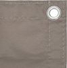 vidaXL Balkon-Sichtschutz Taupe 120x500 cm Oxford-Gewebe 134994 Bild 3