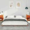 vidaXL Bettrahmen Wachsbraun 200 x 220 cm Massives Kiefernholz 873141 Bild 3