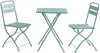 Vente-unique - MIRMANDE Garden dining set Metall Grün - B 52,5 cm60 cm x H 87 cm73 cm x L 43 cm60 cm Bild 2