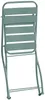 Vente-unique - MIRMANDE Garden dining set Metall Grün - B 52,5 cm60 cm x H 87 cm73 cm x L 43 cm60 cm Bild 5
