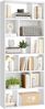 MSMASK Bücherregal Freistehend Bücherschrank mit 6 Ebenen und 12 offenen Fächern, 1-tlg, 173x60x24 cm – Ideal für Wohn- und Arbeitszimmer Bild 5